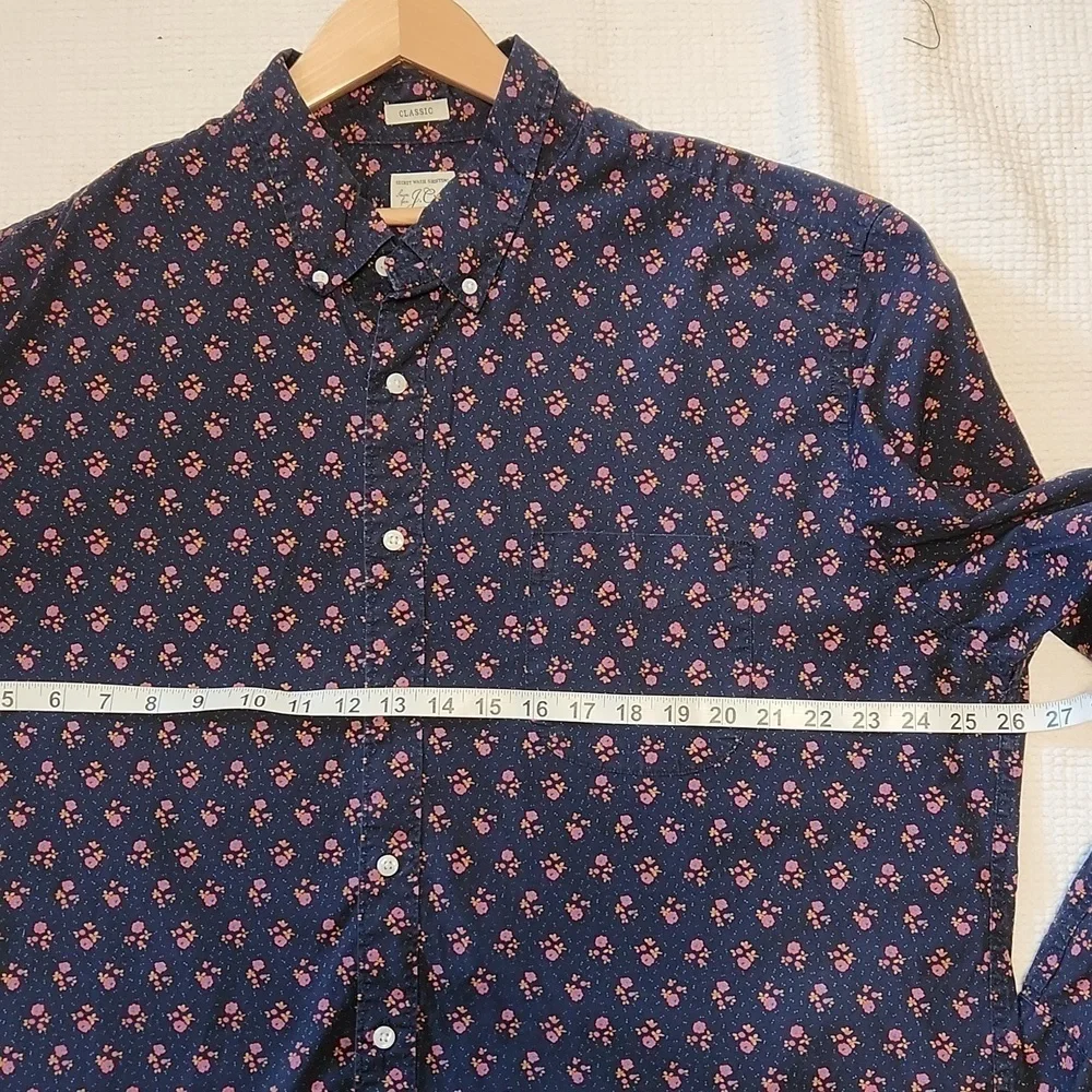 J. Crew Classic fit Stretch Button Down long sleeve shirt
